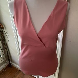 INC Sleeveless Top in a beautiful pink/salmon color/Size S
